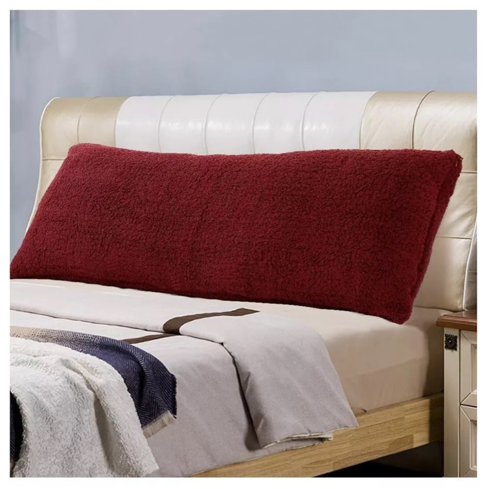 Panku Body Pillow Cover Sherpa Case With Hidden Zipped Super Comfortable